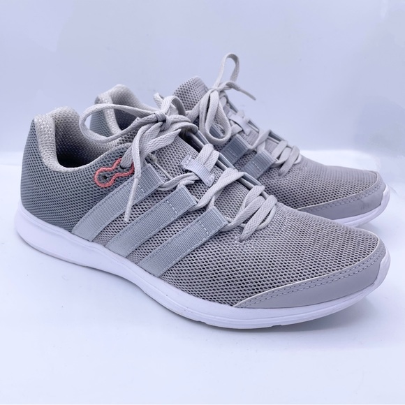 Adidas cloudfoam running women’s gray sneakers Size 6 - Picture 4 of 10
